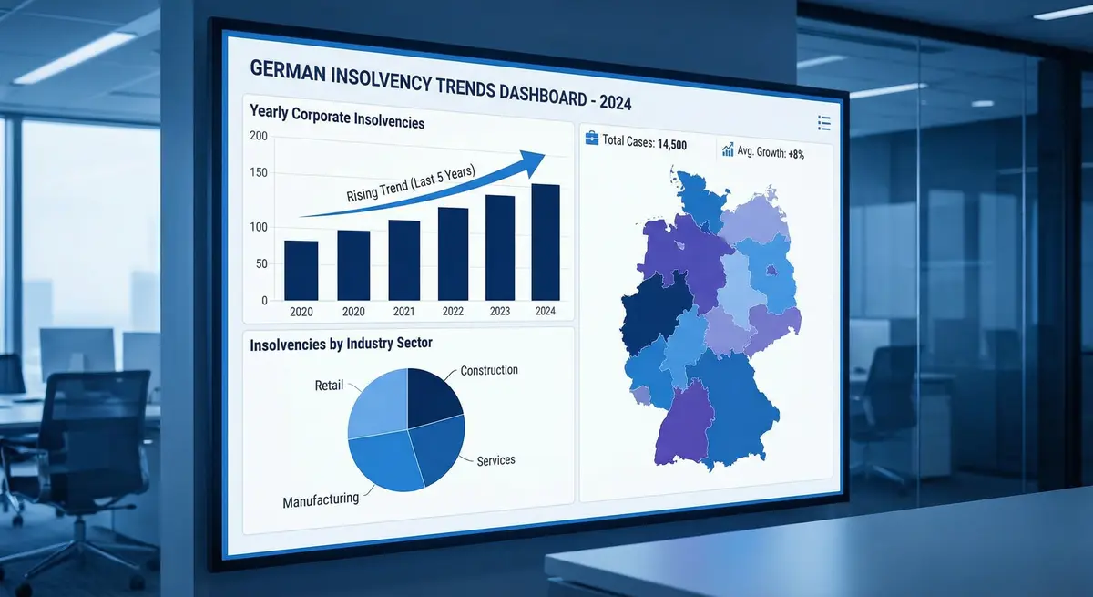 Insolvenzstatistik Deutschland 2025: Branchen und Trends